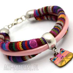 handmade bransoletka boho cat ethnicas