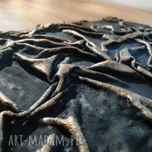 tryptyk relief ścienny - malarstwo rzeźbiarskie 3 w cenie 2szt, nowoczesne