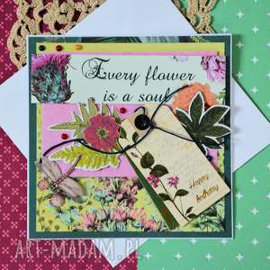 handmade scrapbooking kartki kartka urodzinowa - happy birthday