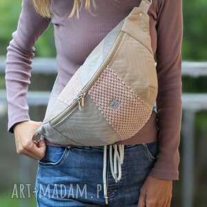 welurowa patchworkowa nerka xxl, mini plecak nerkoplecak pluszowa saszetka