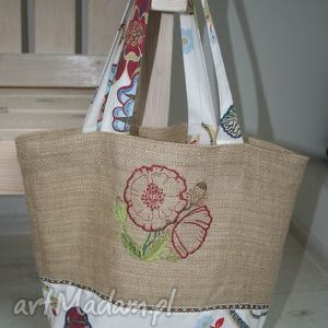 handmade torba na zakupy, juta