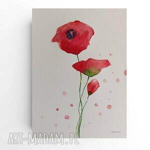 maki - akwarela formatu 32/24 cm