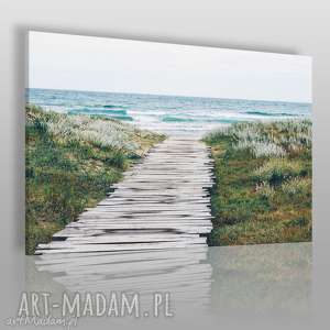 fotoobraz na płótnie - morze plaża most - VAKU DSGN dom obrazy