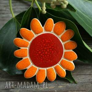 handmade magnesy magnes kwiat