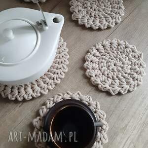 KOMPLET PODKŁADEK, na stół, podkładki pod kubek