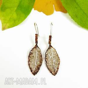 Prezent Kolczyki srebrne z Listkami L8