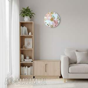 Prezent z żywicy epoksydowej, zegar - ścienny