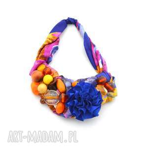 over the rainbow naszyjnik handmade kolia kolorowy wielobarwny multikolor