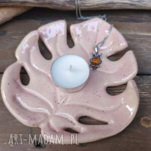 ceramiczna podstawka - monsterka c863, ceramika na prezent