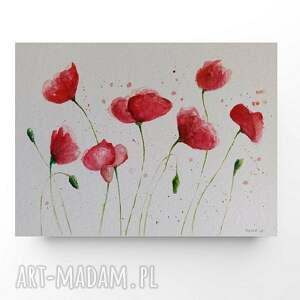 maki - akwarela formatu 24/32 cm