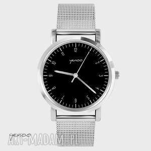 ręcznie zrobione zegarki zegarek, bransoletka - simple elegance, czarny