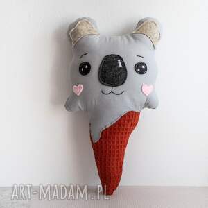 ręcznie robione maskotki seria lodziomiodzio - miś koala - 32 cm