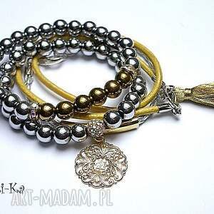 handmade silver and gold set