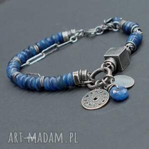 Kyanit - bransoletka 017, biżuteria, modna