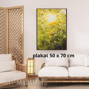 Plakat dekoracyjny na ścianę - autorska grafika