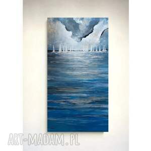 morze - obraz akrylowy formatu 50/90 cm