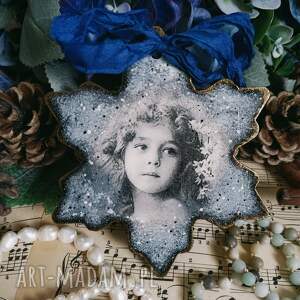 Zawieszka vintage decoupage shabby chic - dekoracja