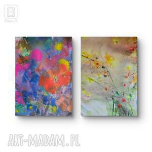 Kompozycja akwarela pt. Jesienne zauroczenie, obraz krajobraz