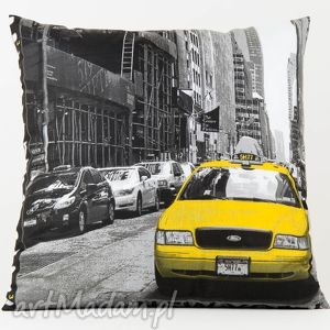 handmade poduszki poduszka dekoracyjna 45x45 handmade - nowy york tkanina bawełna