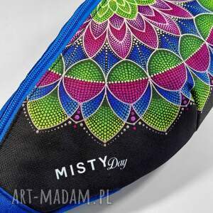 Kolorowa nerka z mandalą - prezent torebka