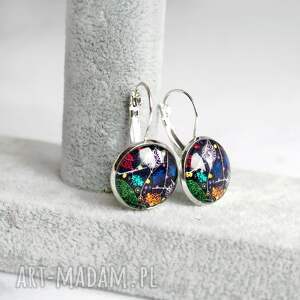 kolczyki graficzne amazing bizuteria autorska