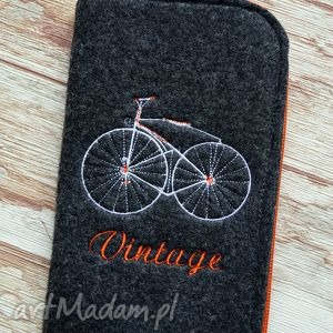 etui filcowe etui na telefon - vintage bike