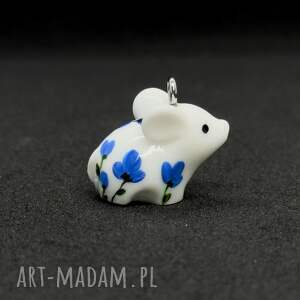 z mini zwierzątkami, wisiorek, zawieszka świnka