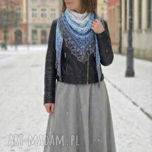 Prezent Chusta Szydełkowa Avir - Błękitne Ukojenie, chustanaszydelku