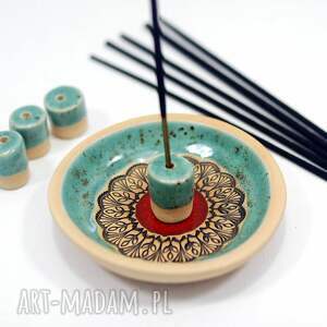ręcznie zrobione ceramika ceramiczna miseczka na kadzidełko, tealight, biżuterię