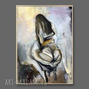 lovers - 100x70, kobieta szkic, mężczyzna obraz obrazy do sypialni