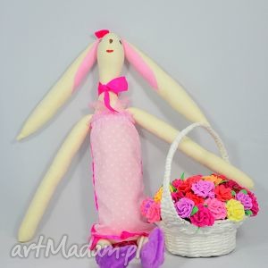 handmade maskotki zaczarowany króliczek lili