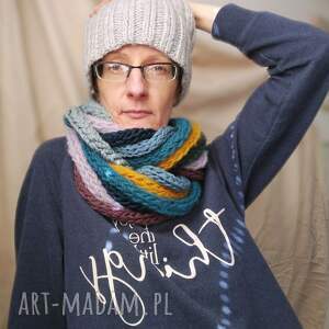 szalik komin szal kolory jesieni zimę