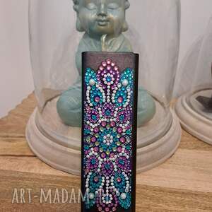 etui na okulary, haft, haft diamentowy rękodzieło