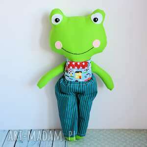 żabka - super kumpel tomuś 45 cm, chłopczyk zabawka, bezpieczna, przyjaciel