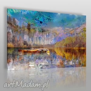 obraz na płótnie - pejzaż góry - 120x80 - Obrazy