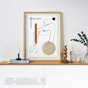 plakaty plakat body one line - format 40x50 cm