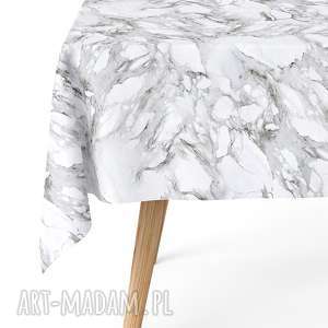obrus 130 x 180 cm matowy wodoodporny easy iron crata marmur, imitacja marmuru