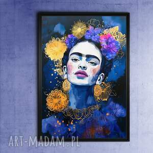 frida wieczorową porą - grafika na plakacie A3 plakat A3, kobieta