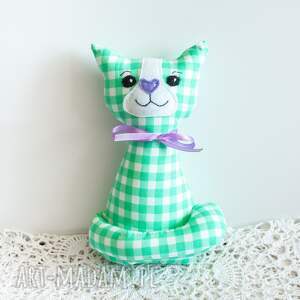 handmade maskotki kotek torebkowy tomuś 25 cm