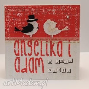 handmade scrapbooking kartki kartka ślubna