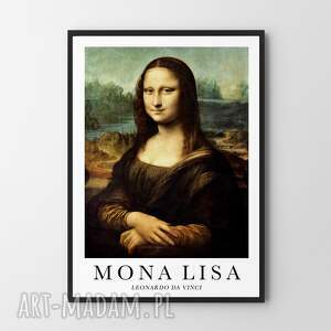 plakaty plakat mona lisa da vinci w klasycznej odsłonie - format 30x40 cm