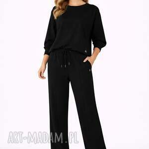 KOMPLET DAMSKI - MILA CZARNY, bluza