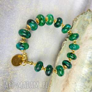 Bransoletka z kyanitu i srebra 925 - handmade