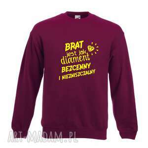 bluza z nadrukiem dla brata, prezent najlepszy brat, bluzy, urodziny brother