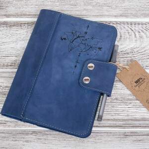 ręcznie robiony skórzany notes, okładka - Darkness Gallery akcesoria notesy