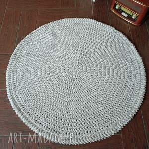 dywan okrągły ze sznurka bawełnianego 100cm