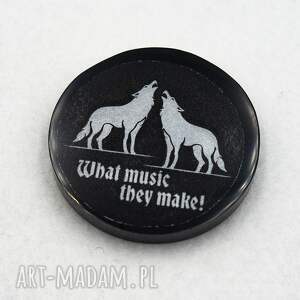 magnes gotycki z żywicy wilkami magnet goth 001, dracula, poe
