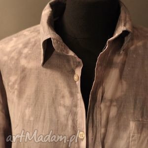 handmade bluzki męska farbowna