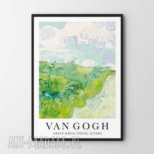 plakat van gogh pastelowy krajobraz - format 30x40 cm do salonu