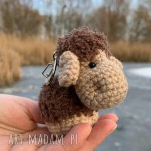 Prezent Brązowa owca, owieczka, brelok, zawieszka